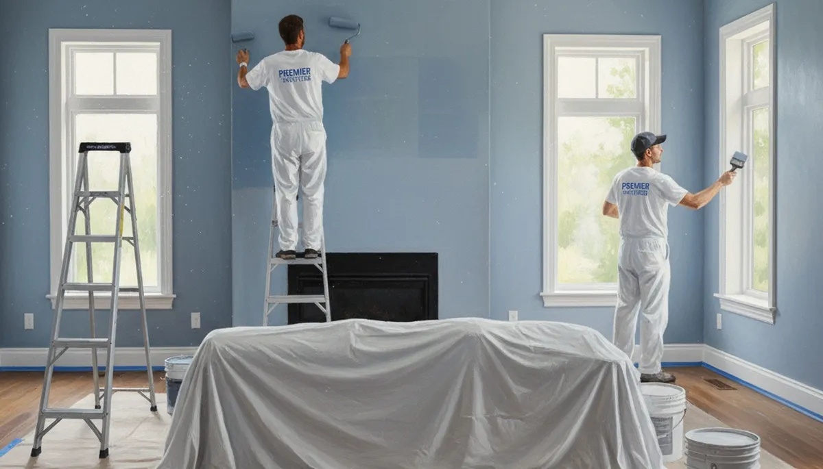 Interior house painting in Des Moines, IA by Des Moines Paint Pros