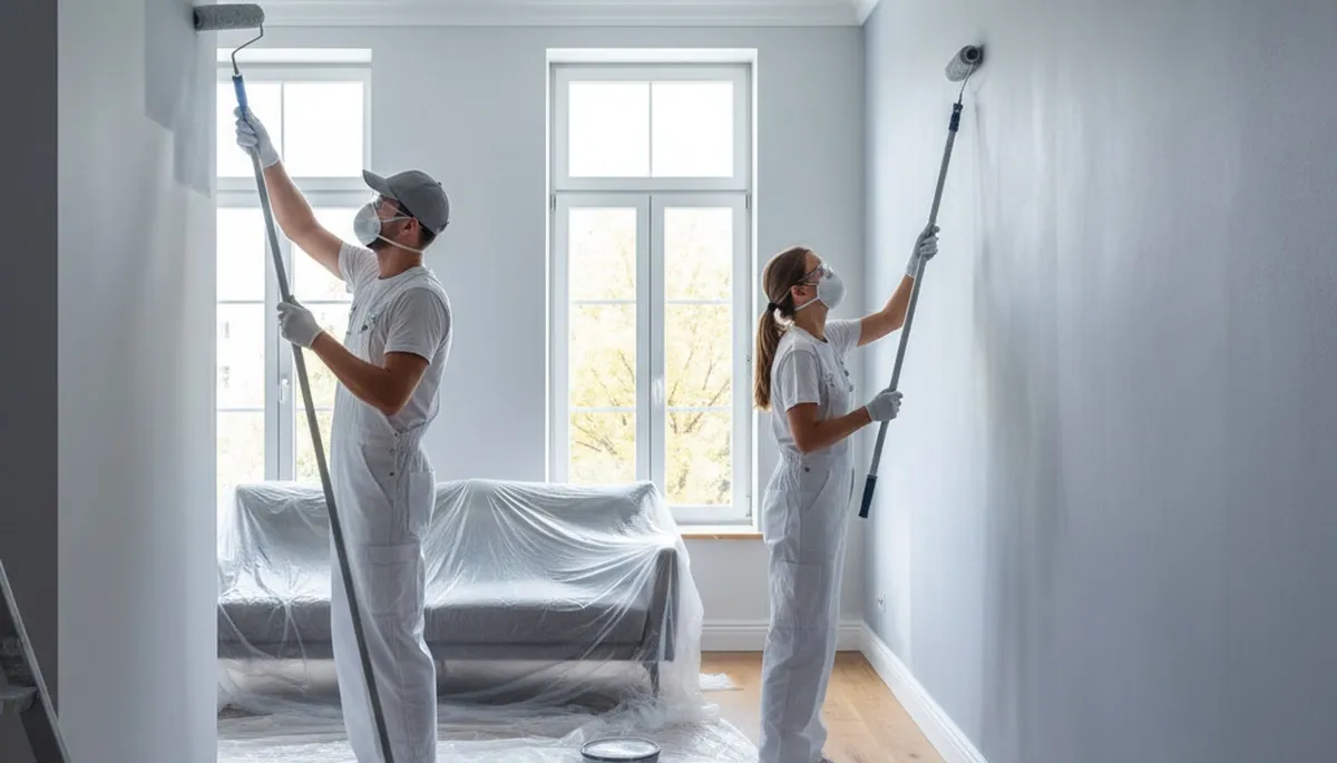 Interior house painting in Des Moines, IA by Des Moines Paint Pros